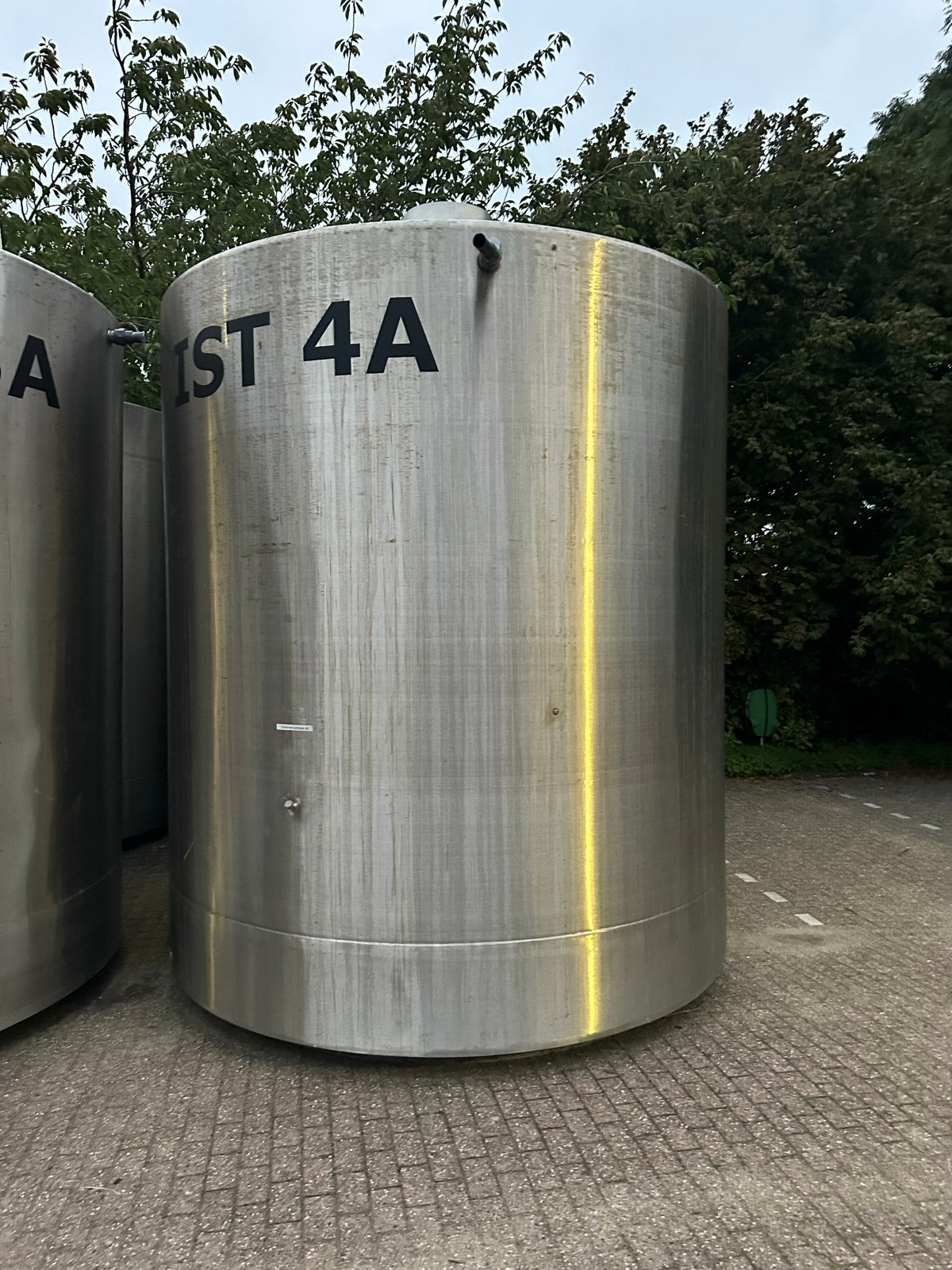 RVS Tank 20.000 liter met schuine bodem, Zakelijke goederen, Ophalen of Verzenden
