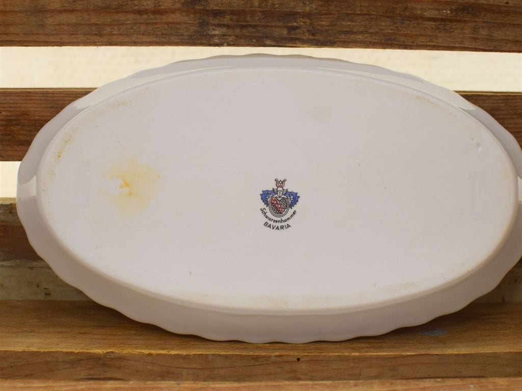 Schwarzenhammer schaaltje met suiker en melkstel 51902, Gebruikt, Ophalen of Verzenden, Bord(en), Overige stijlen