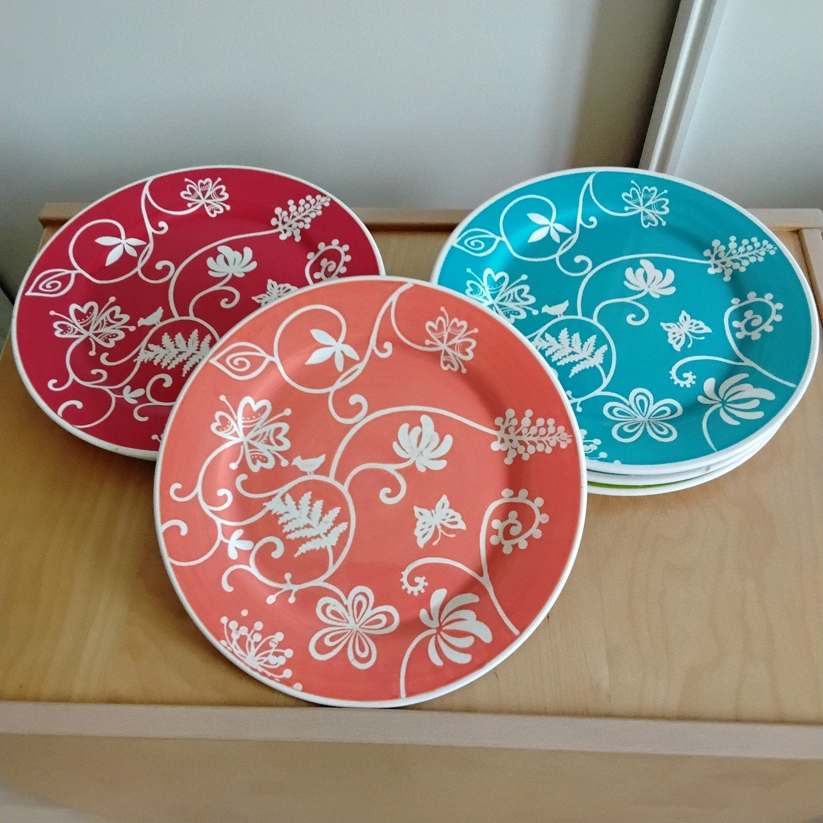 6 borden Riverdale collection doorsnee 28 cm, Ophalen of Verzenden, Aardewerk, Overige stijlen, Bord(en)