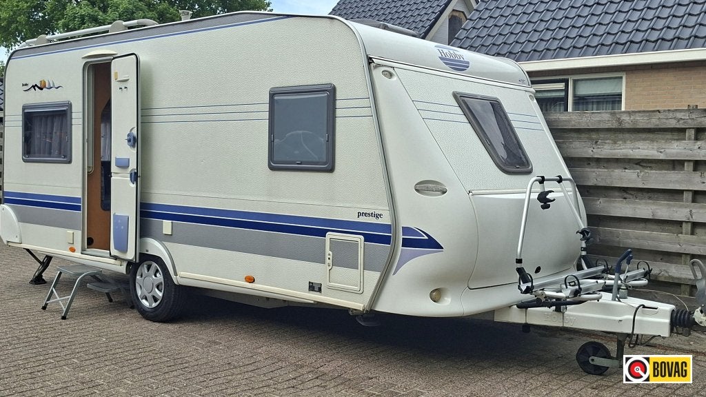 Hobby Prestige 495 UFE Inclusief voortent., Rondzit, Bedrijf, 4 tot 5 meter, Schokbreker