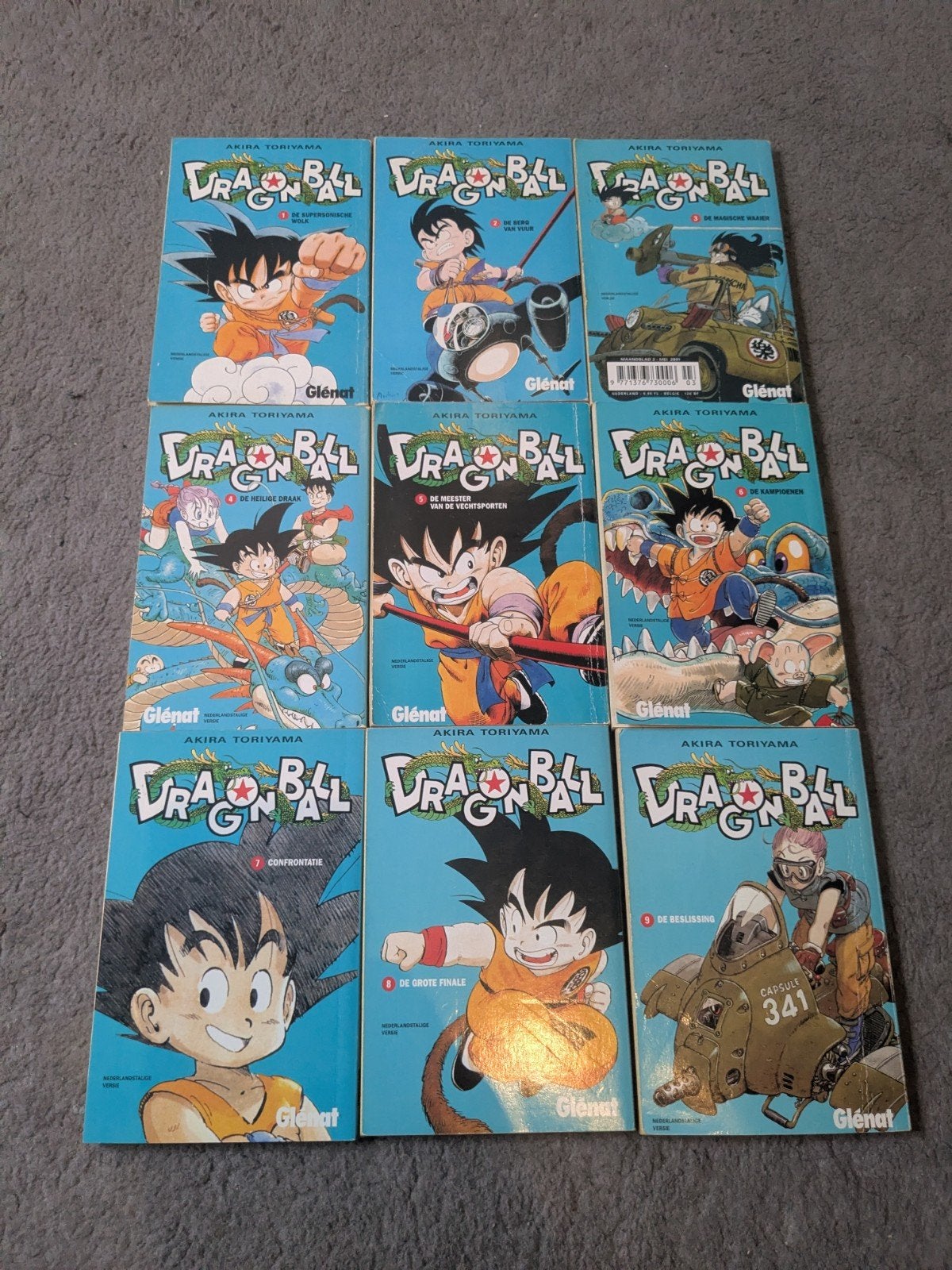 Dragonball 1 t/m 33 Nederlands Glénat Akira Toriyama, Boeken, Complete serie of reeks, Ophalen of Verzenden, Gelezen, Japan (Manga)