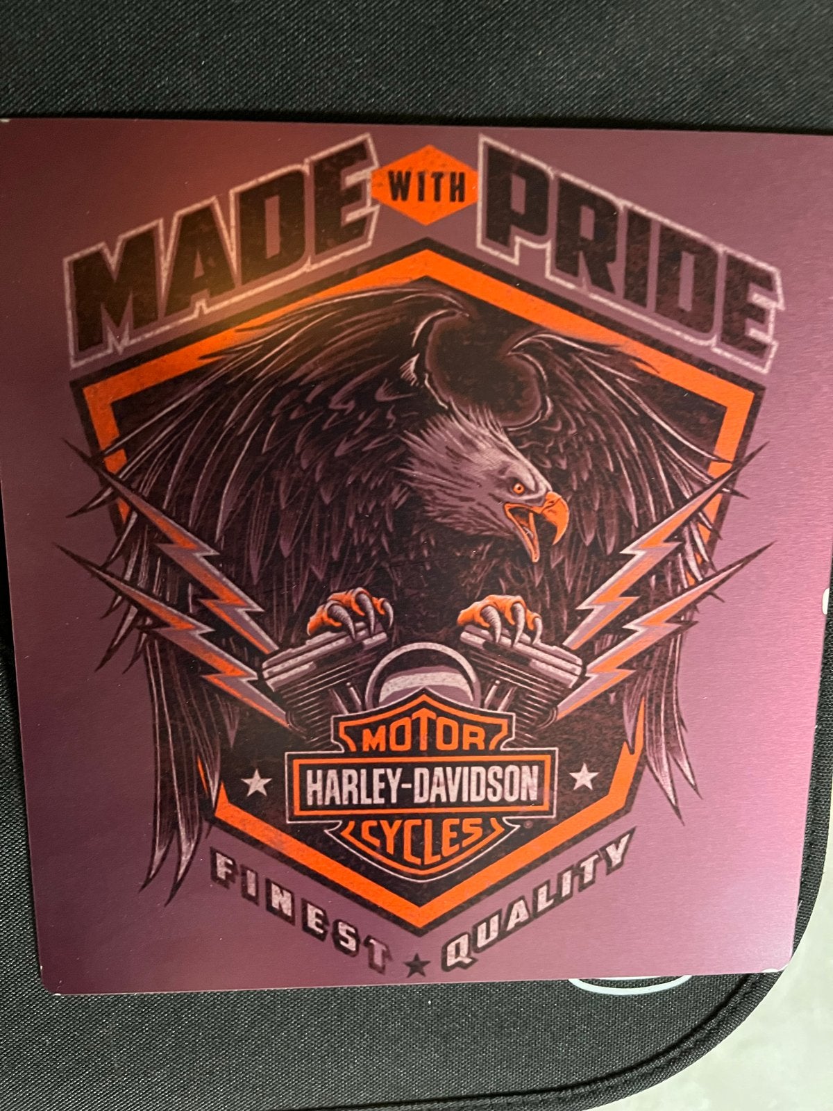 Harley-Davidson 'Made with Pride' Metalen Plaat, Ophalen of Verzenden