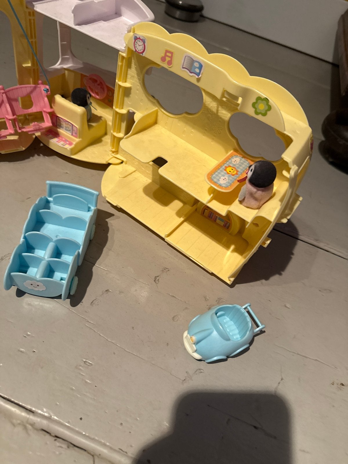 Sylvanian Families Busje met Pinguïns, Ophalen of Verzenden, Gebruikt, Jongen of Meisje