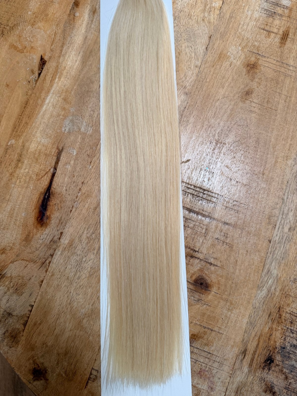 Weave extensions - blond - 100% echt haar, Ophalen of Verzenden, Nieuw, Pruik of Haarverlenging