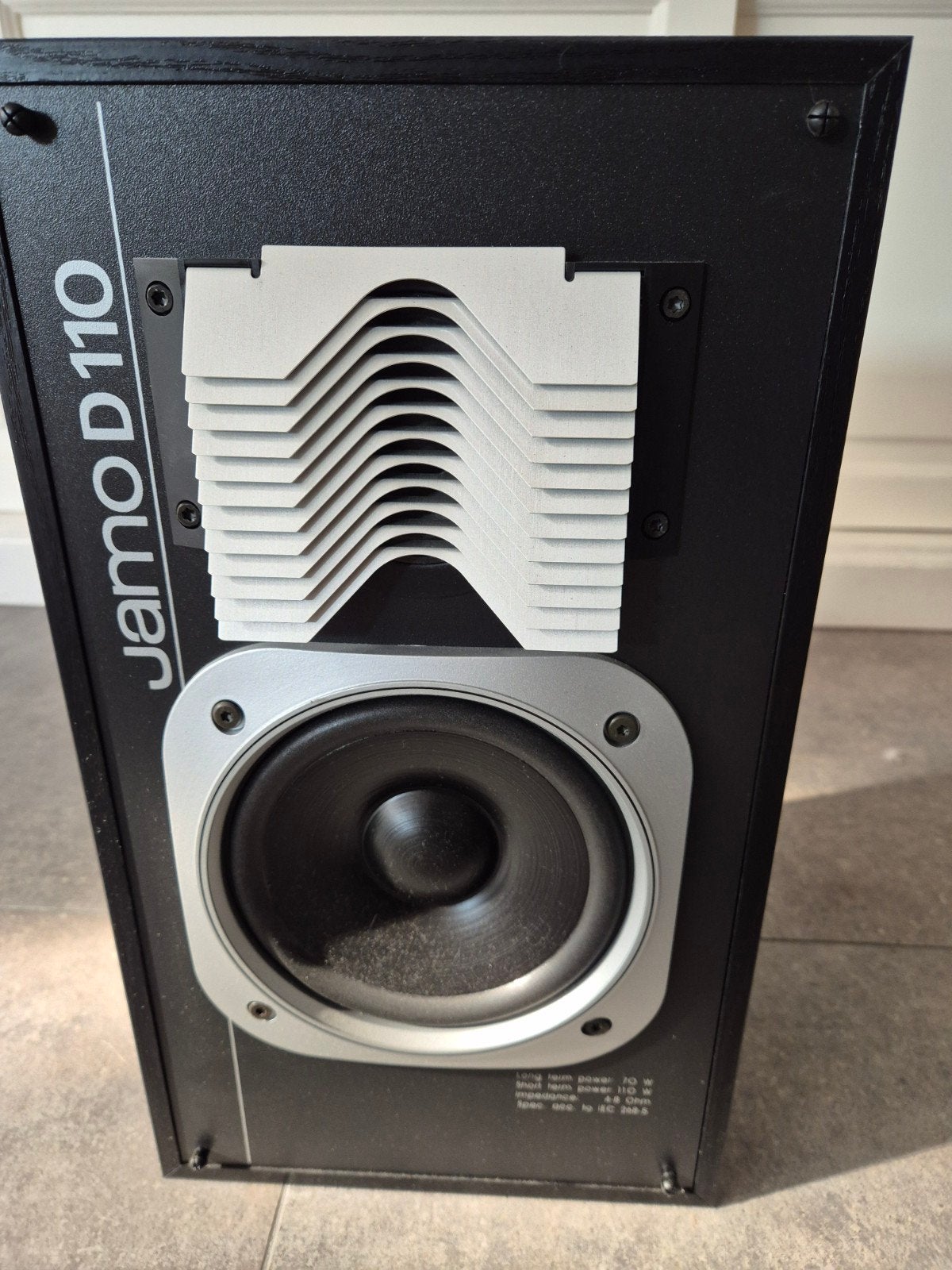 Luidsprekers Jamo D 110 Boekenplank- Zwart, Gebruikt, Ophalen of Verzenden, 60 tot 120 watt, Basreflex