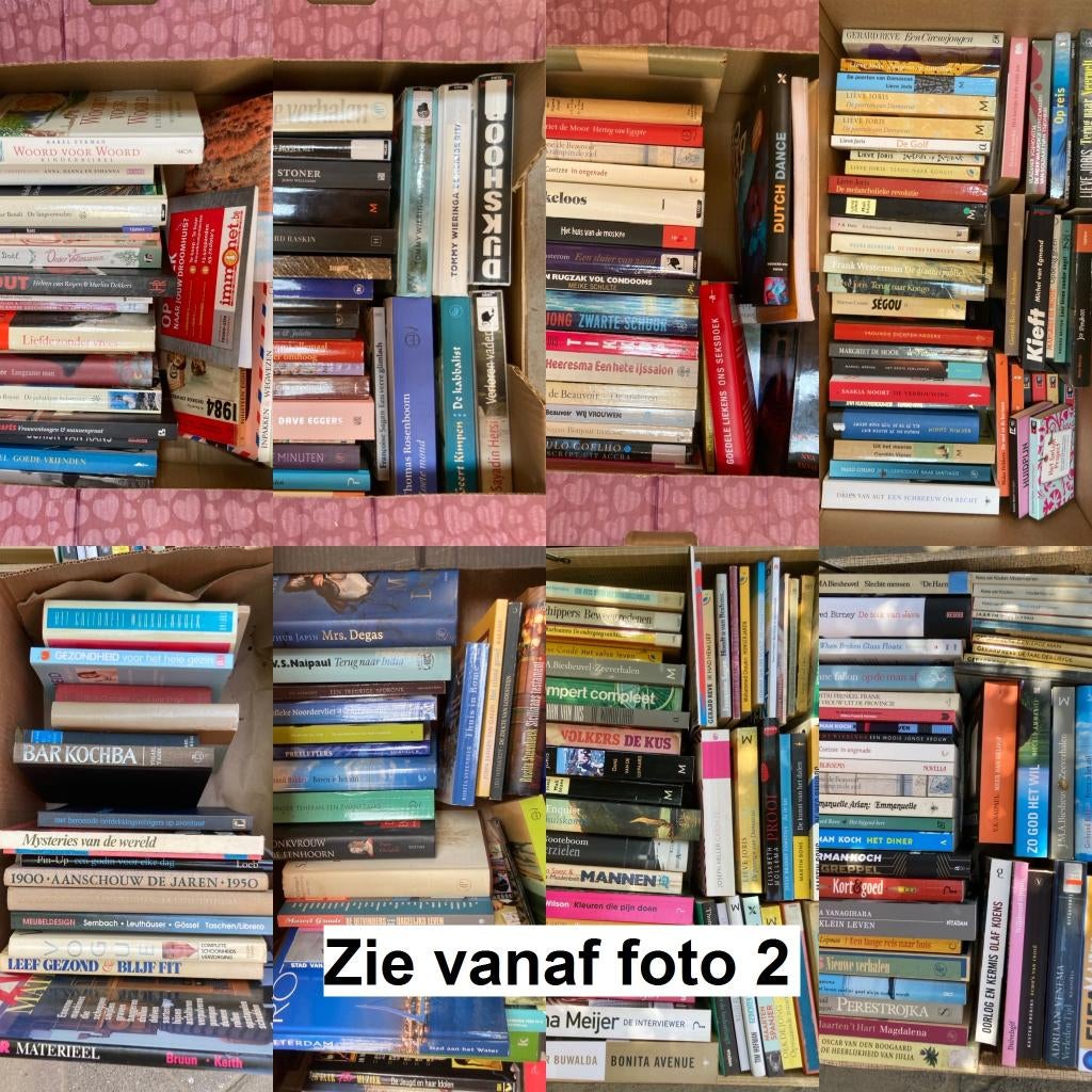 Partij klassieke & recente boeken literatuur romans etc, etc, Boeken, Ophalen, Gelezen