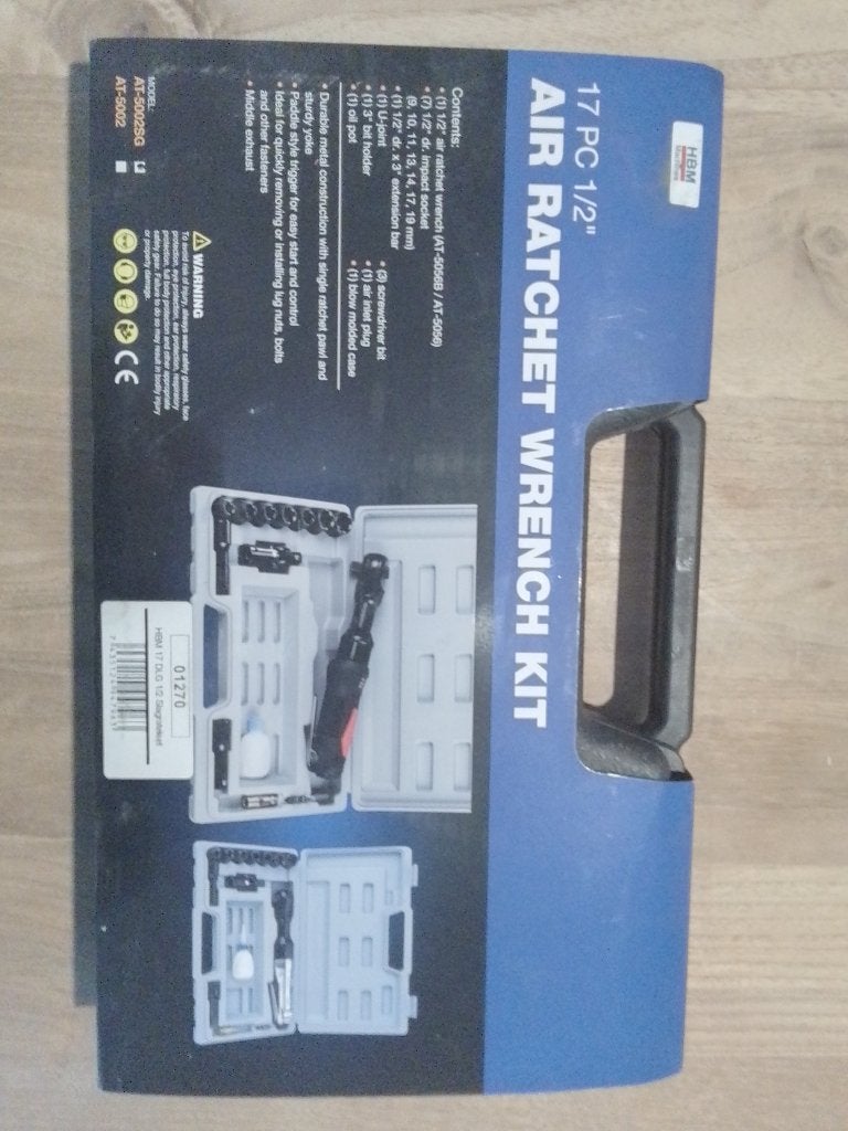 Hbm luchtratel, Nieuw, Ophalen of Verzenden, Olievrij, 200 tot 400 liter/min