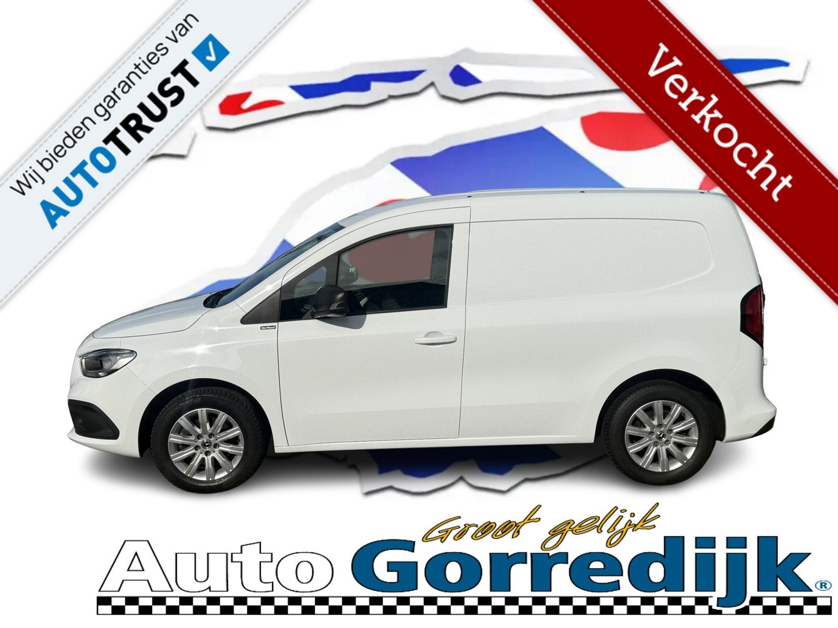 Mercedes Citan Automaat NAVI,LMV,CAMERA,AIRCO BENZINE EMISSI, Auto's, Stof, Gebruikt, Met garantie (alle), Wit