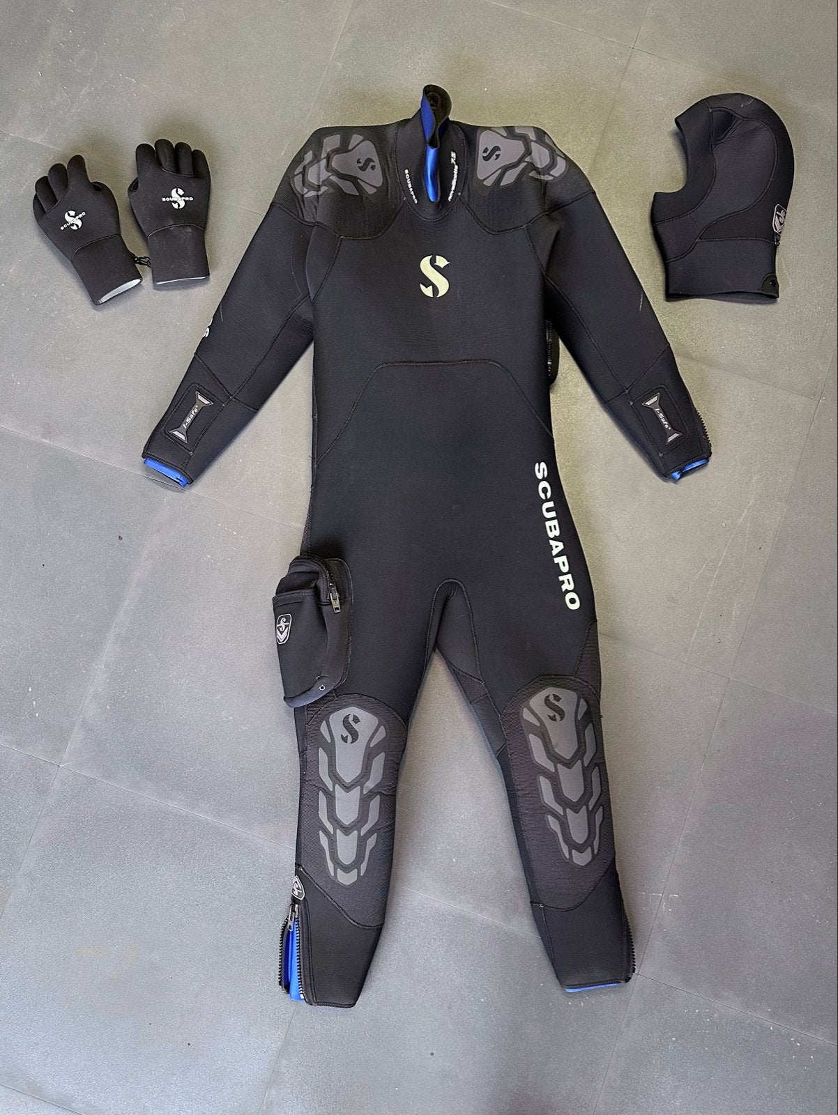 Duikpak | Scubapro Nova Scotia Heren XL met handschoenen, Ophalen of Verzenden, Zo goed als nieuw, Duikpak