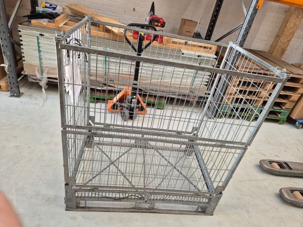 Metalen gaascontainer - Opvouwbaar en stapelbaar, Gebruikt, 100 cm of meer, Opvouwbaar, 60 cm of meer