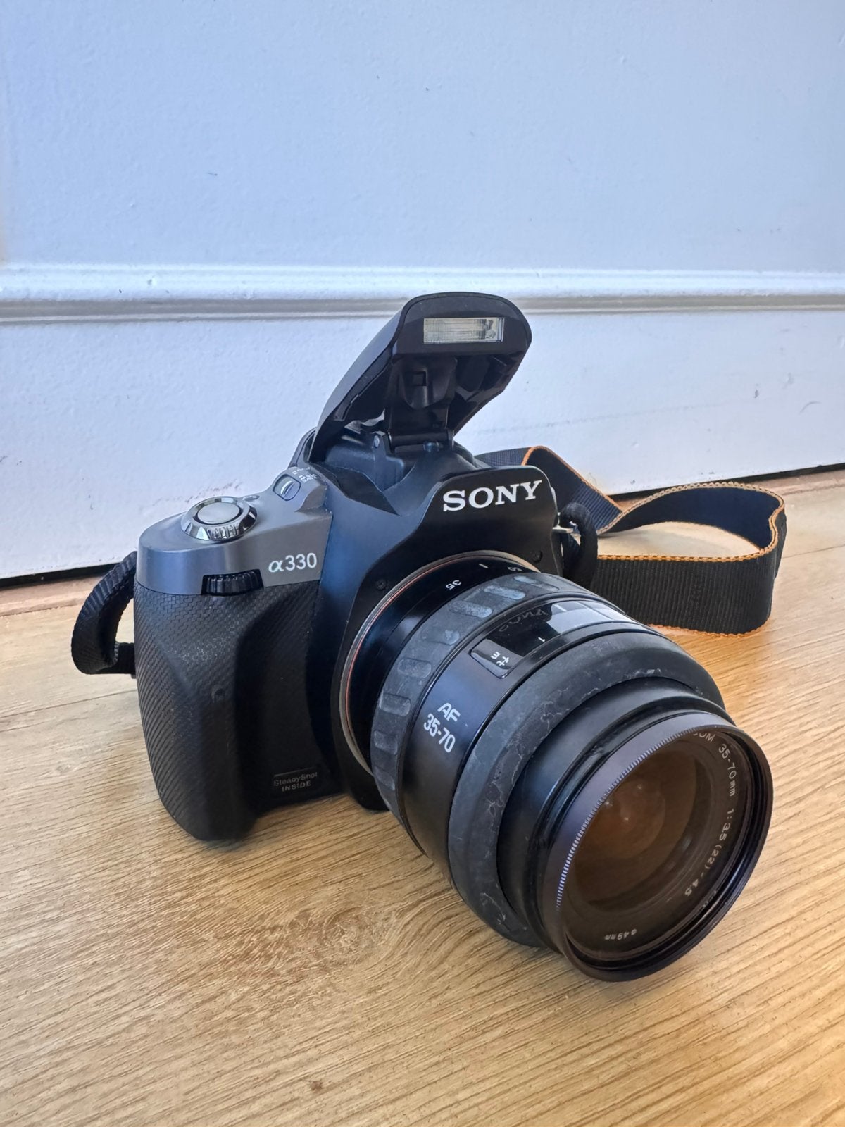 Sony Alpha A330 Spiegelreflexcamera + Minolta 35-70mm, Audio, Tv en Foto, Fotocamera's Digitaal, Minolta, Spiegelreflex, Ophalen of Verzenden