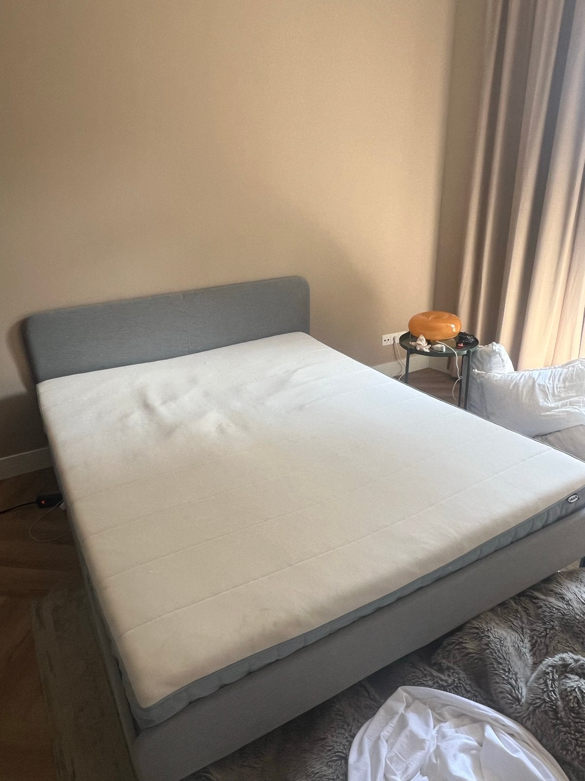 Ikea bed slattum inclusief matras, Huis en Inrichting, Slaapkamer | Bedden, Ophalen, Gebruikt, Tweepersoons, 140 cm