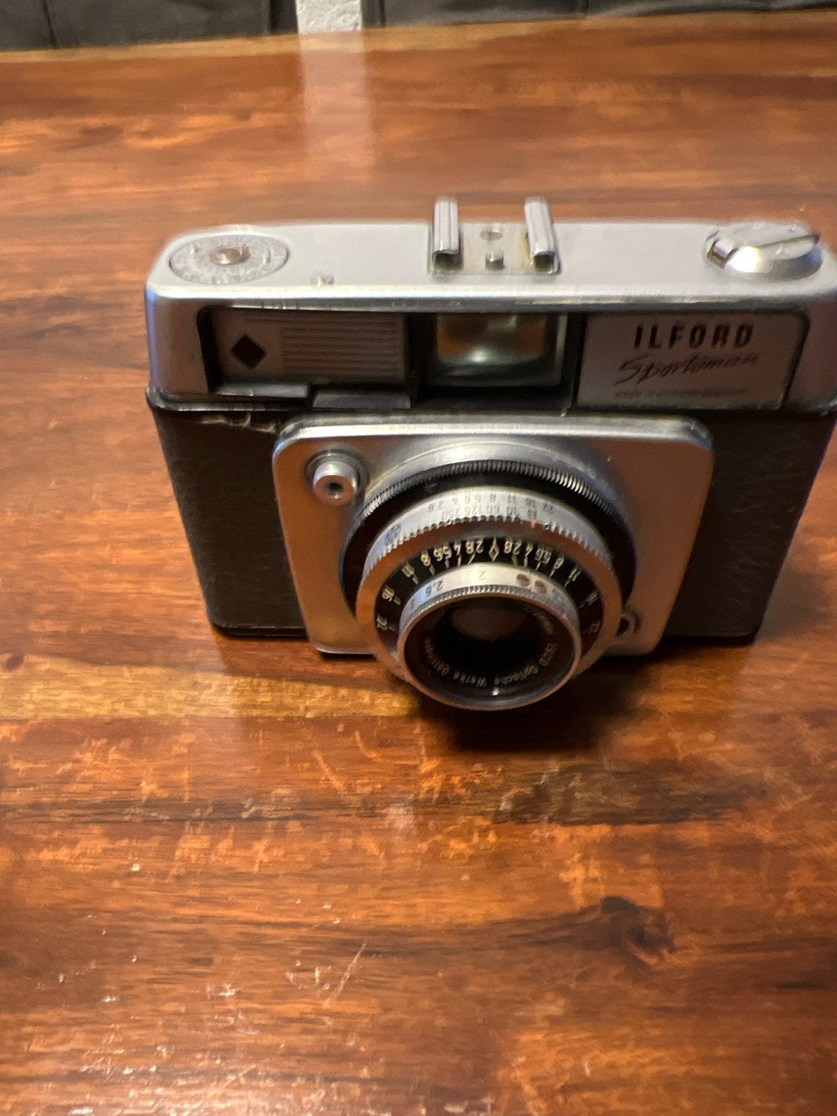 Ilford Sportsman vintage camera, Audio, Tv en Foto, Ophalen, Gebruikt, Compact, Overige Merken