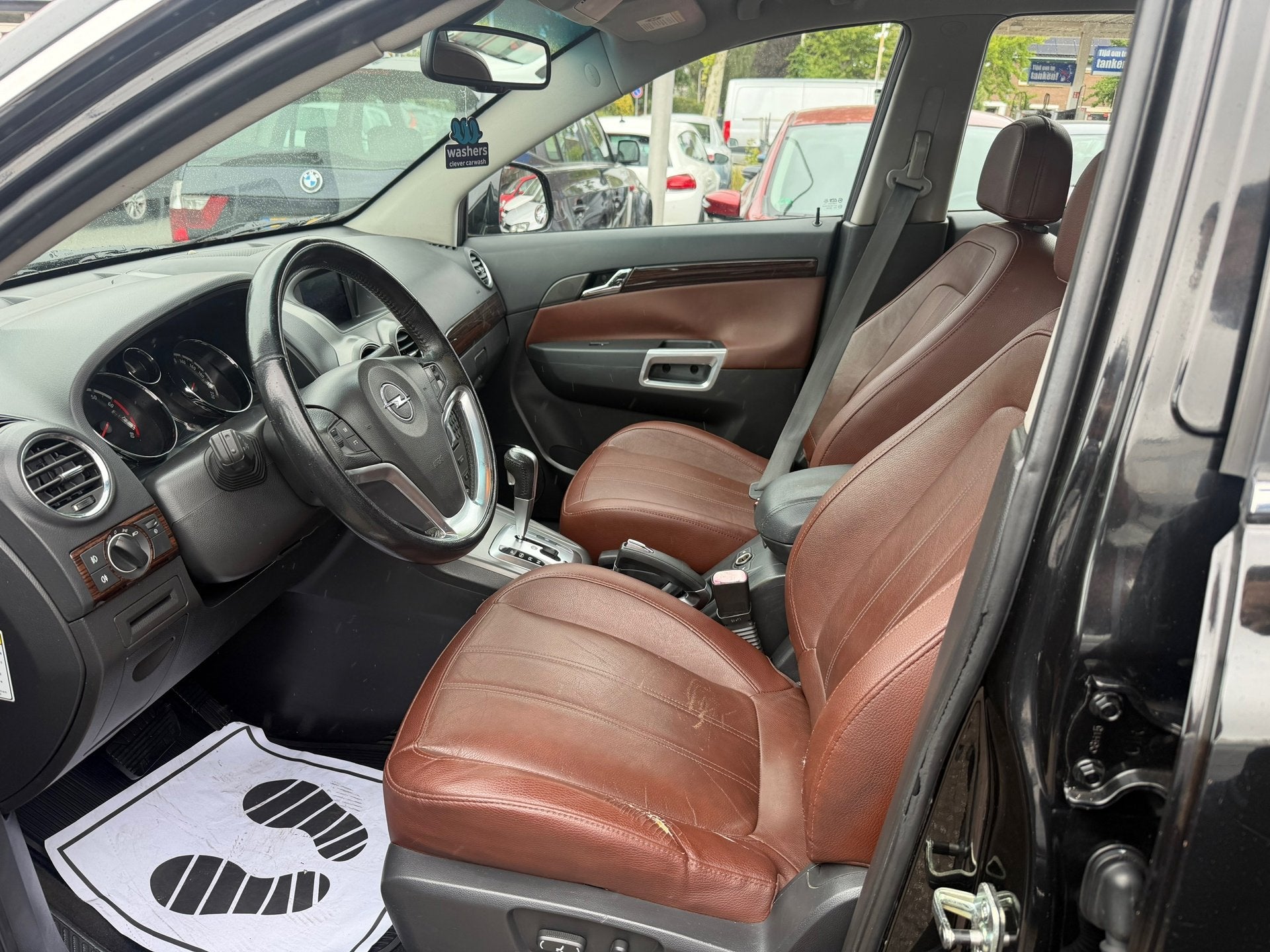 Opel Antara 3.2 V6 Cosmo, Auto's, Automaat, 3195 cc, 2000 kg, Zwart