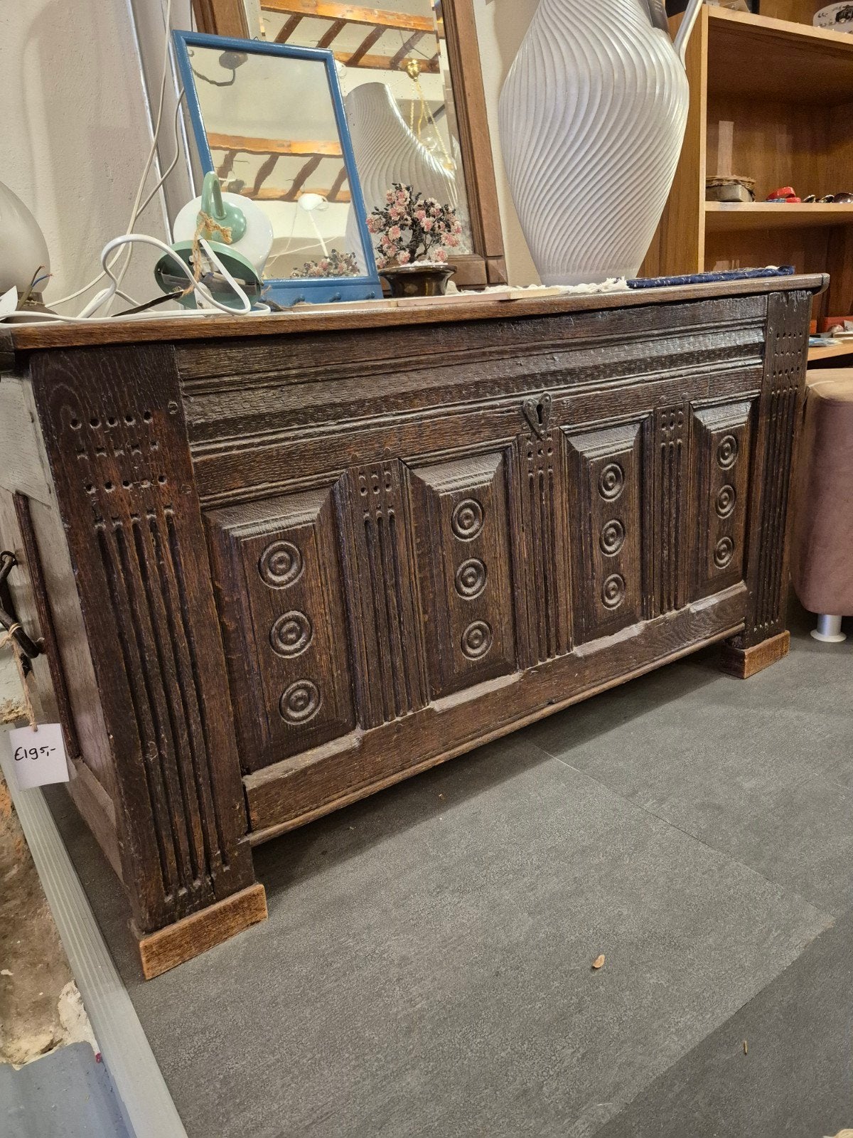 Mooie houten (deken) kist, Ophalen