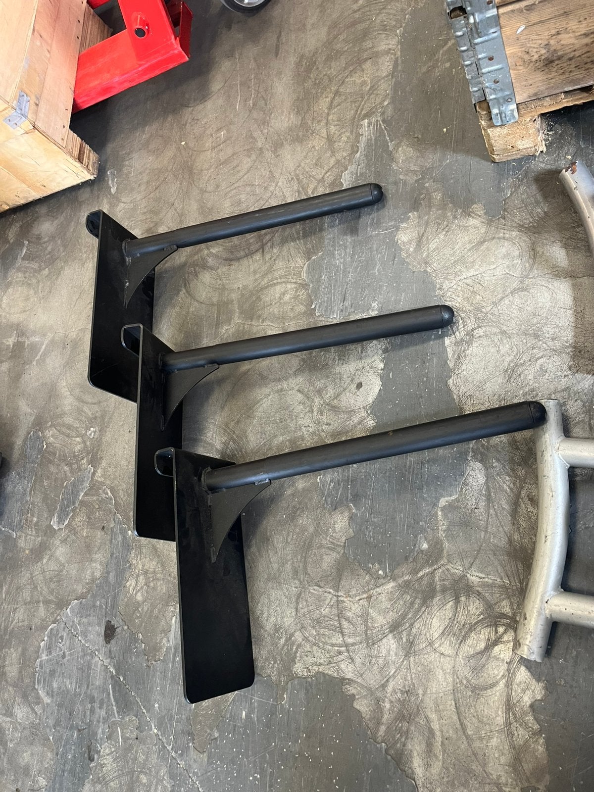 Olympische halter schijven stang ( evt 3 x ), 50 mm, Zo goed als nieuw, Schijven, Stang