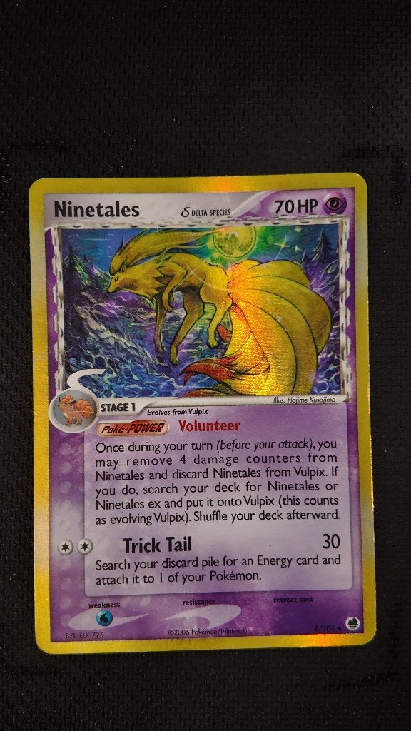 Ninetales δ 2 8 Dragon Frontiers | Pokemon kaart, Ophalen, Zo goed als nieuw, Losse kaart, Foil