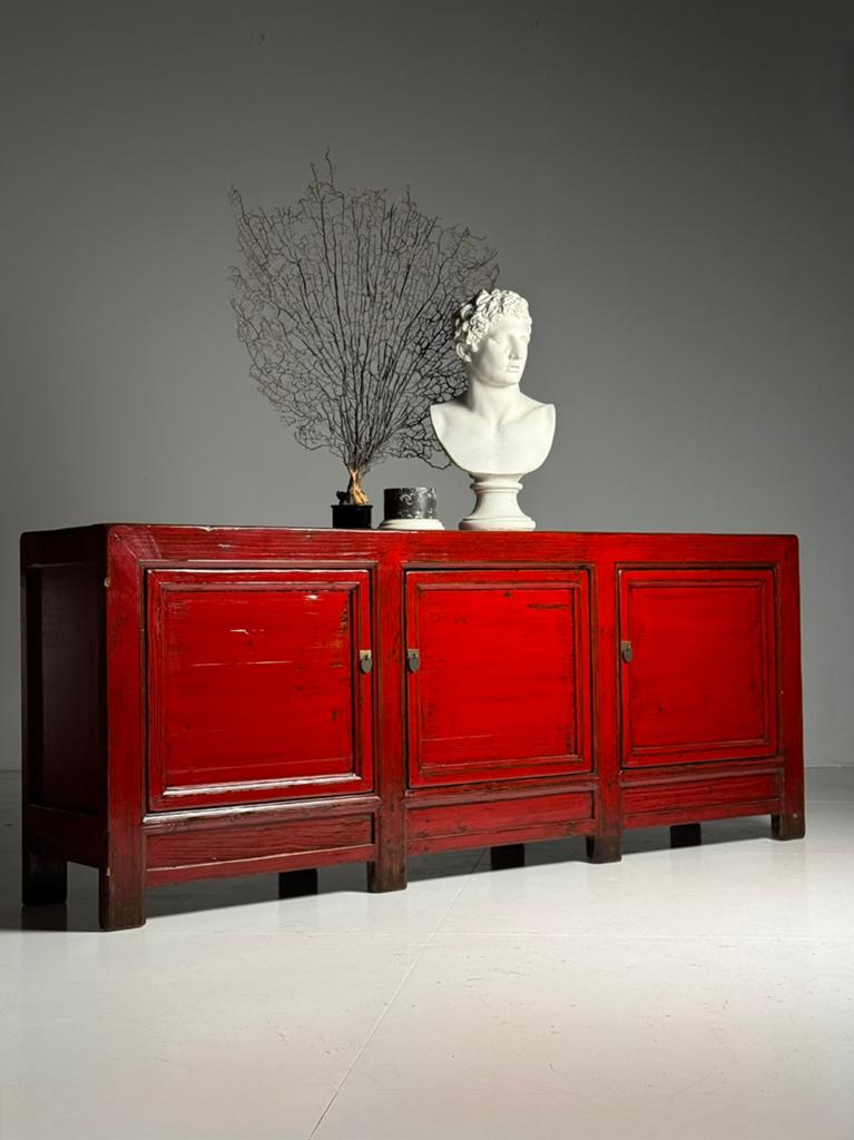 Chinees Dressoir Rood gelakt, Ophalen