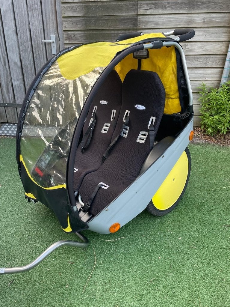 Prachtige 2-persoons fietskar topmerk Leggero, Gebruikt, Kinderkar, 40 tot 60 kg, Ophalen