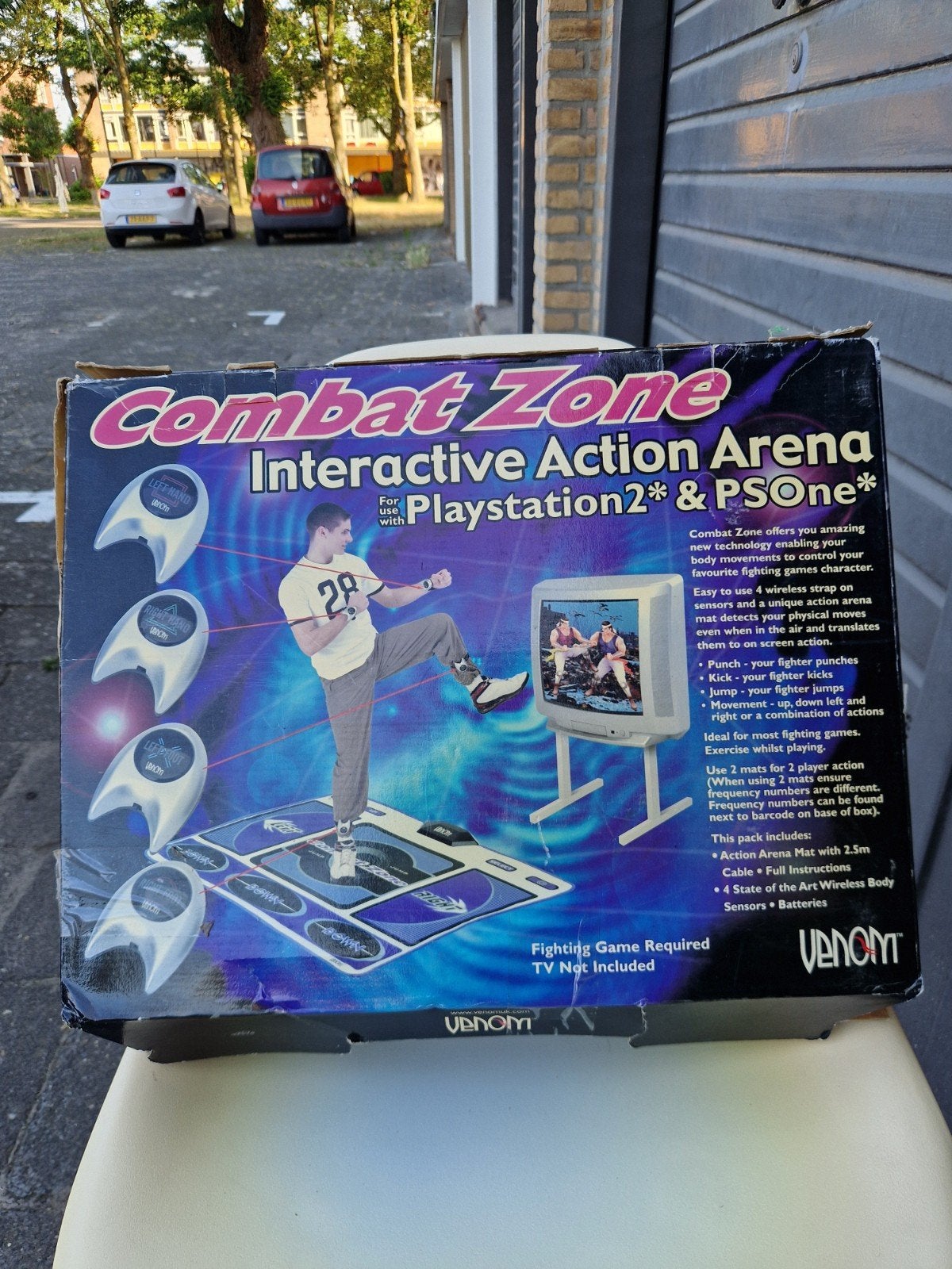 Combat Zone Interactive Action Arena voor PS1/PS2, Spelcomputers en Games, Ophalen of Verzenden, Overige merken, Gebruikt