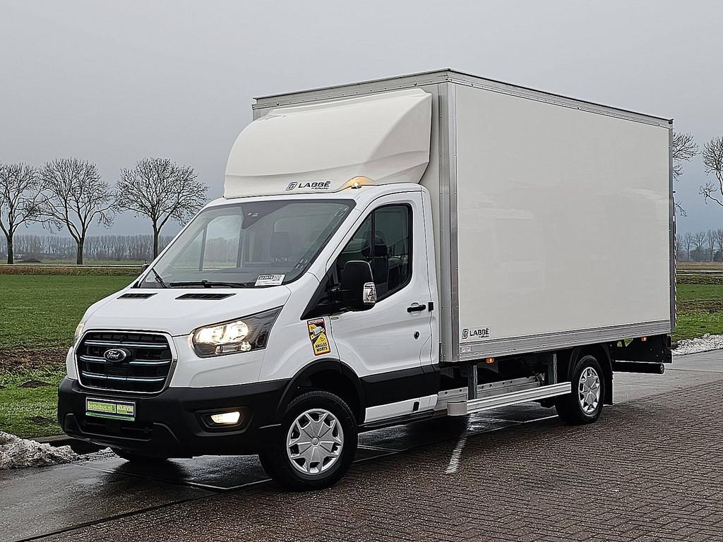 Ford E-Transit 390 L3 89Kwh electrisch, gesloten laadbak, la, Automaat, Gebruikt, 89 kWh, Wit
