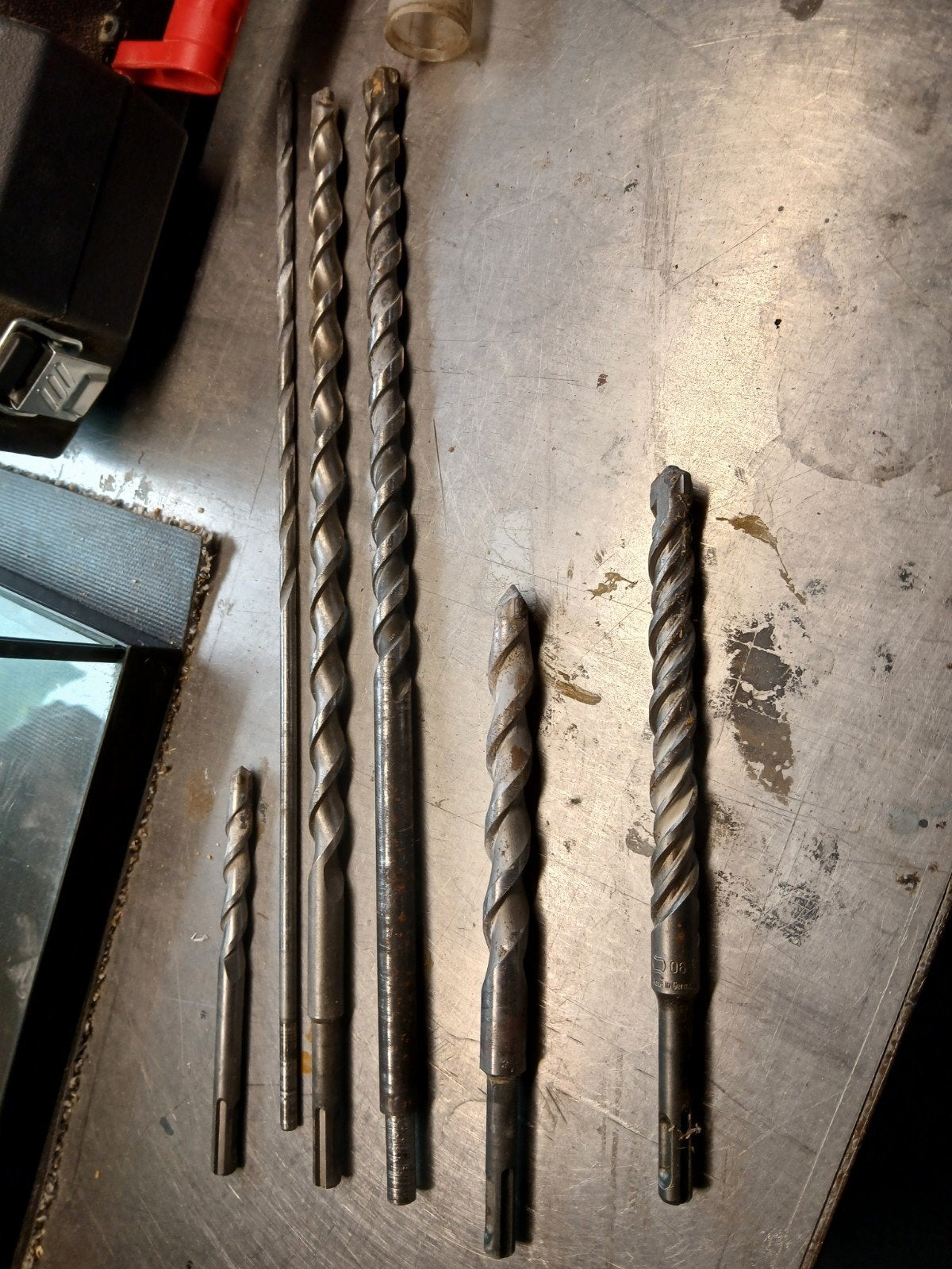 Set van diverse boorhamer boren, Ophalen, Gebruikt, Boor- en/of Breekhamer, Klopboormechanisme