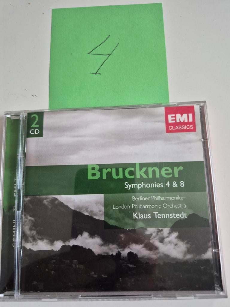 Bruckner: Symfonieën 4 & 8 - Klaus Tennstedt (2 CD), Cd's en Dvd's, Ophalen of Verzenden