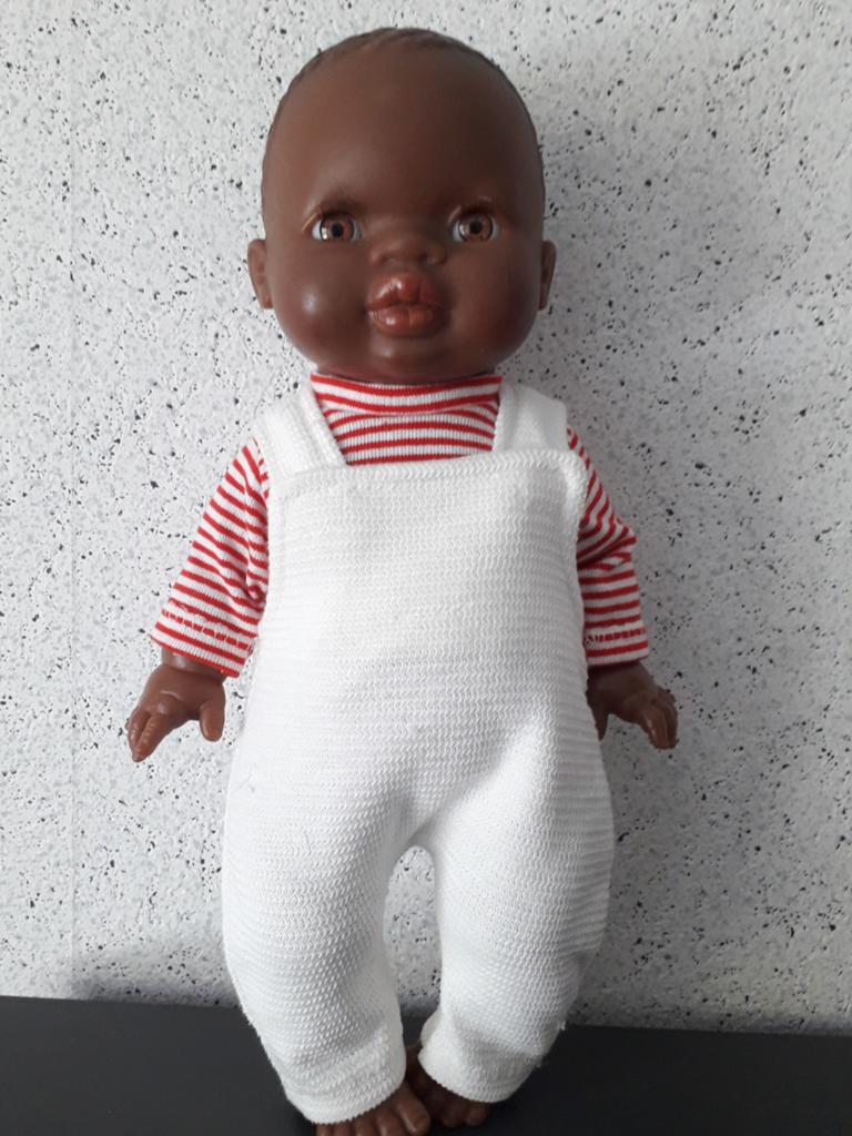 Poppenkleertjes babypop 34 cm, Ophalen of Verzenden, Nieuw, Babypop