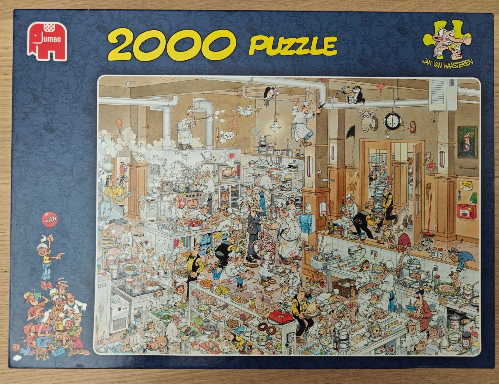 Jan van Haasteren De Keuken 2000 stukjes puzzel, Hobby en Vrije tijd, Denksport en Puzzels, Ophalen of Verzenden, Meer dan 1500 stukjes