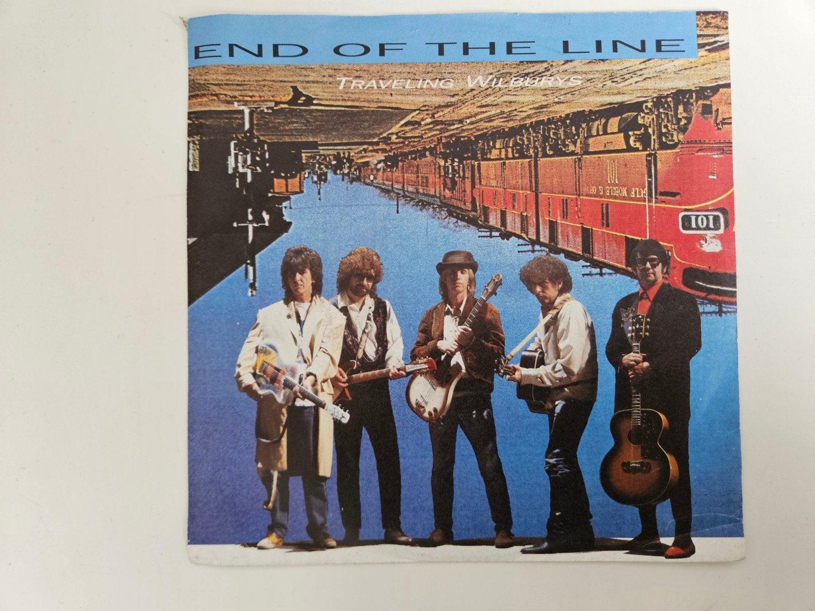 Single, The Traveling Wilburys ,End of the line, Ophalen of Verzenden, Zo goed als nieuw, Rock en Metal