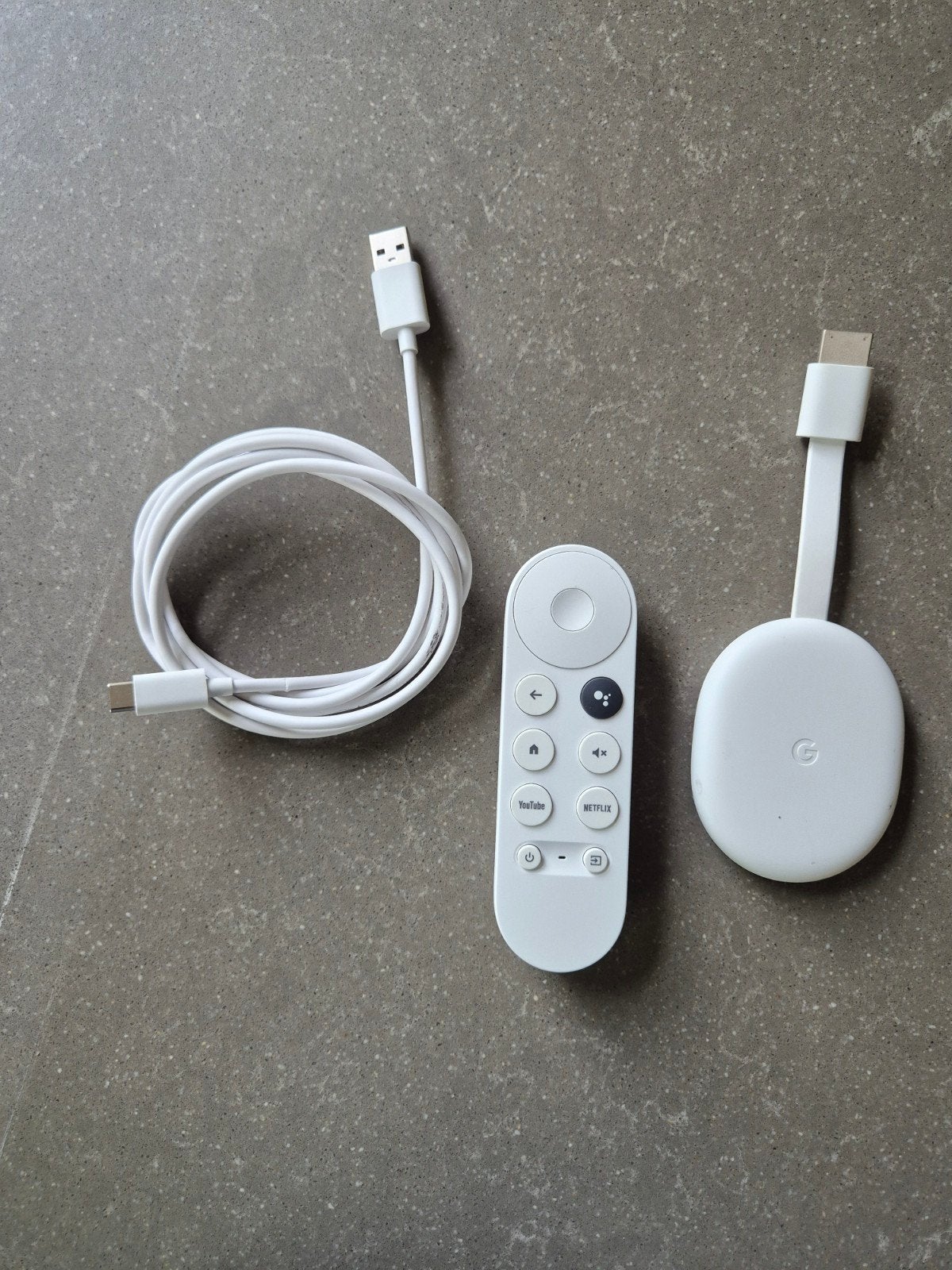 Google Chromecast met Google TV (HD) - Wit, Ophalen of Verzenden, Zo goed als nieuw, HDMI