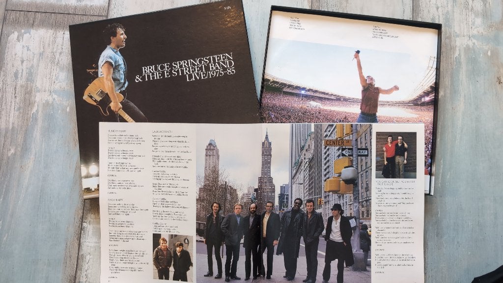 Bruce Springsteen vinyl 5LP-box, 1986, Live75-85 NIEUWSTAAT, Ophalen, Boxset, Boxset, 12 inch