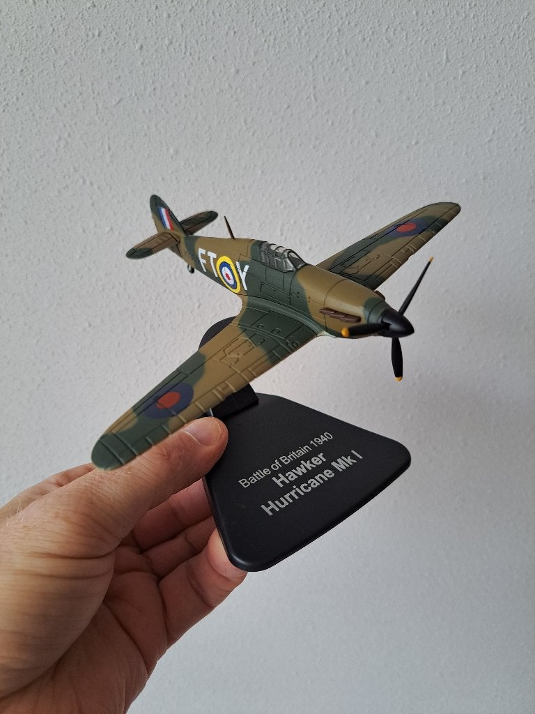 Hawker Hurricane Mk1 vliegtuig WWII 1:72 Atlas 4909002, Hobby en Vrije tijd, Ophalen of Verzenden, Zo goed als nieuw, 1:72 tot 1:144