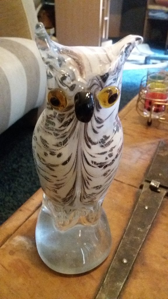 prachtige murano uil, Ophalen of Verzenden