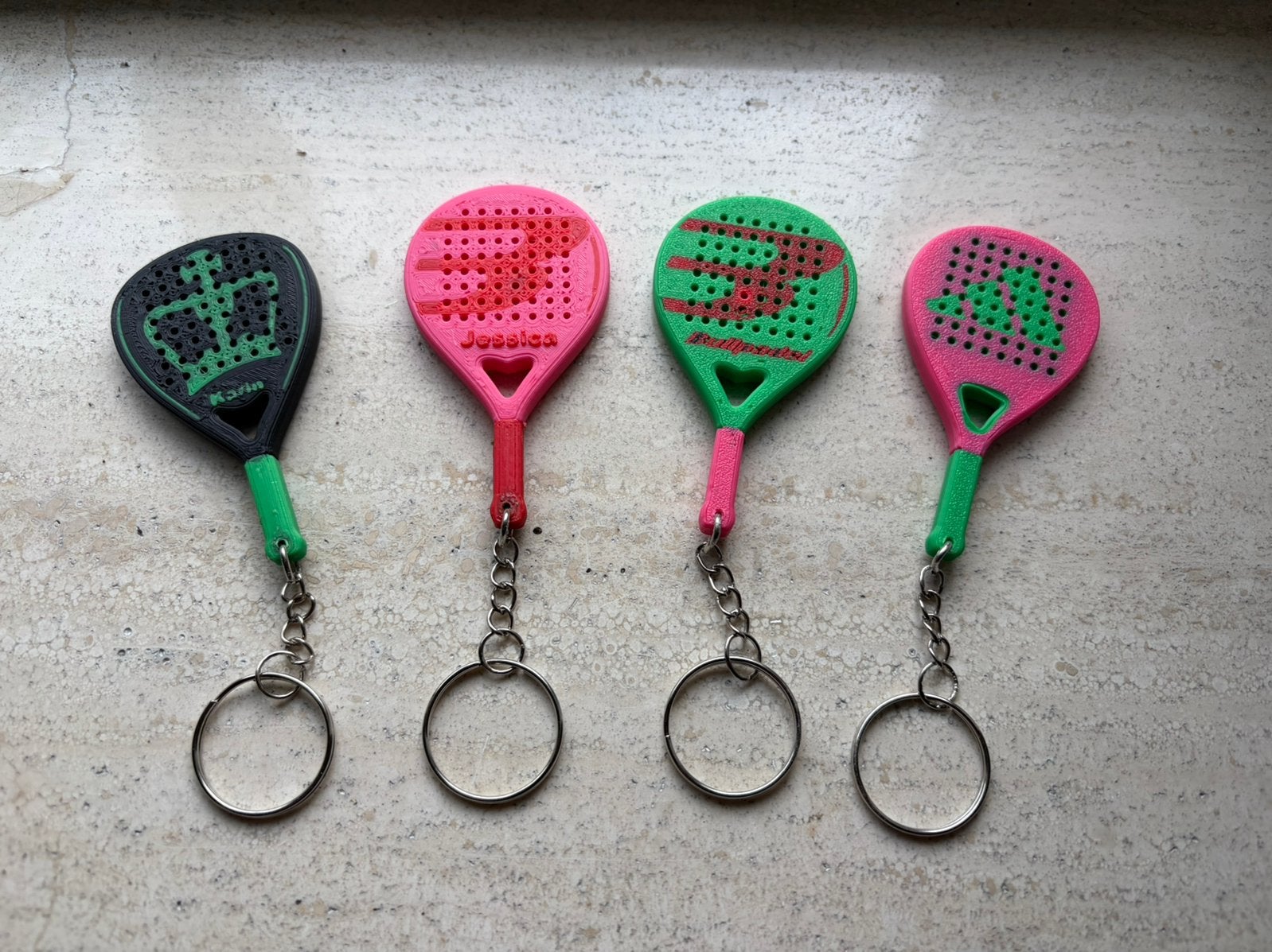 Padel racket sleutelhanger. Met naam. Padel sleutelhanger, Ophalen of Verzenden, Nieuw