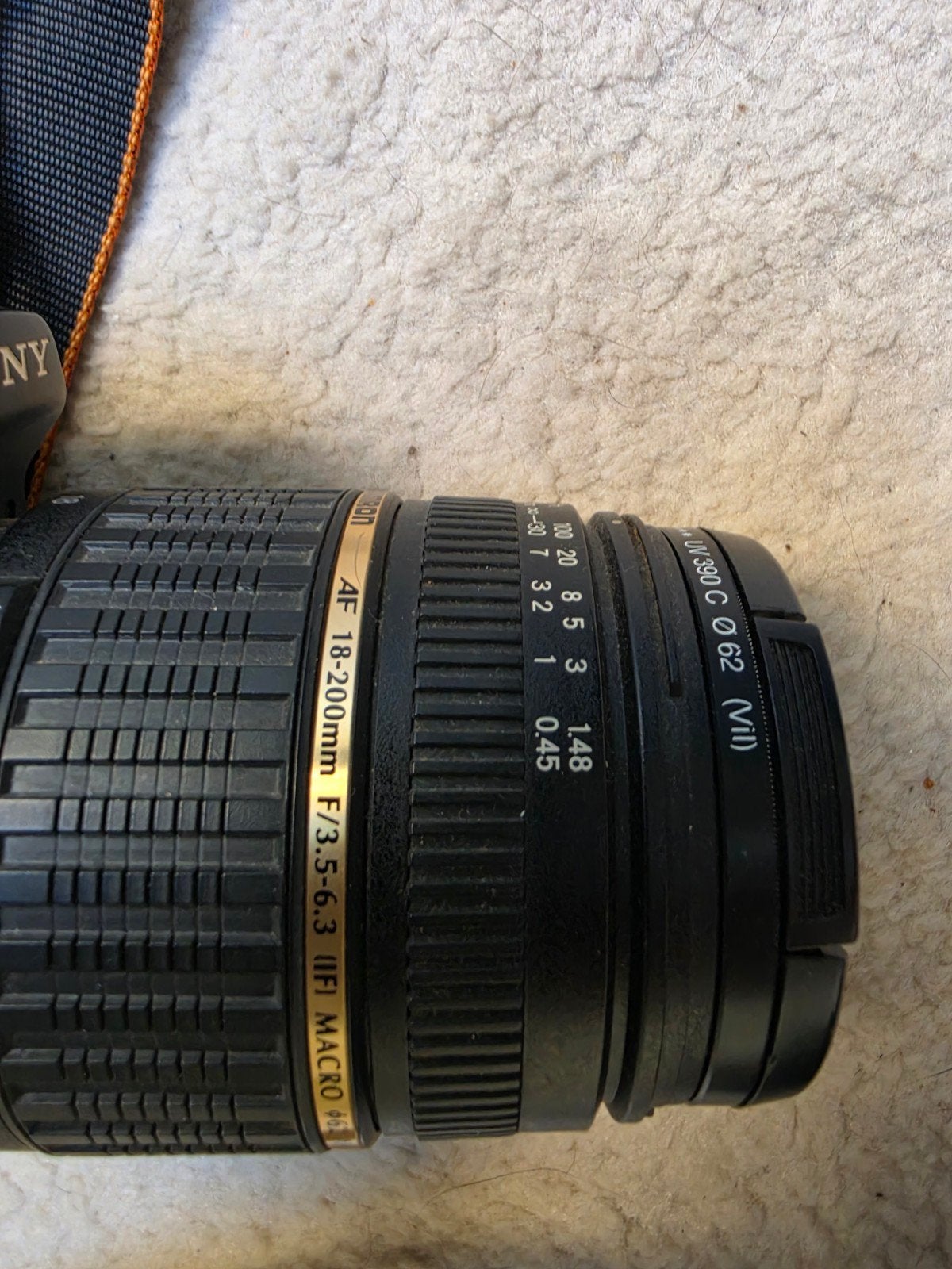 Sony Alpha A230 DSLR met Tamron 18-200mm lens en flitser, Gebruikt, Macrofunctie, Tamron, Sony A-mount