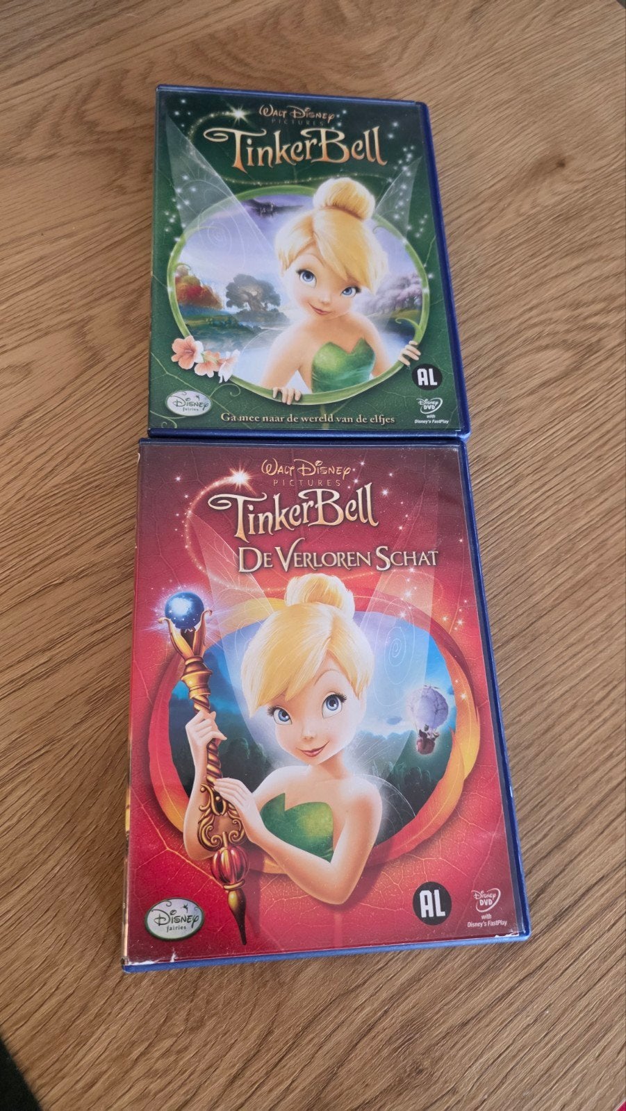 2 Tinkerbell DVD's - In prima staat, Animatie, Alle leeftijden, Nederlands, Ophalen of Verzenden