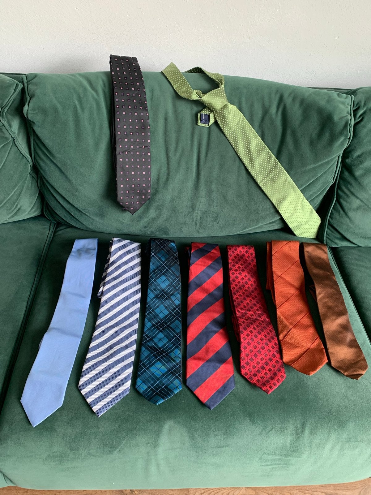 Nette stropdassen van diverse merken, per stuk of als set, Ophalen of Verzenden, Zo goed als nieuw, Blauw, Met patroon