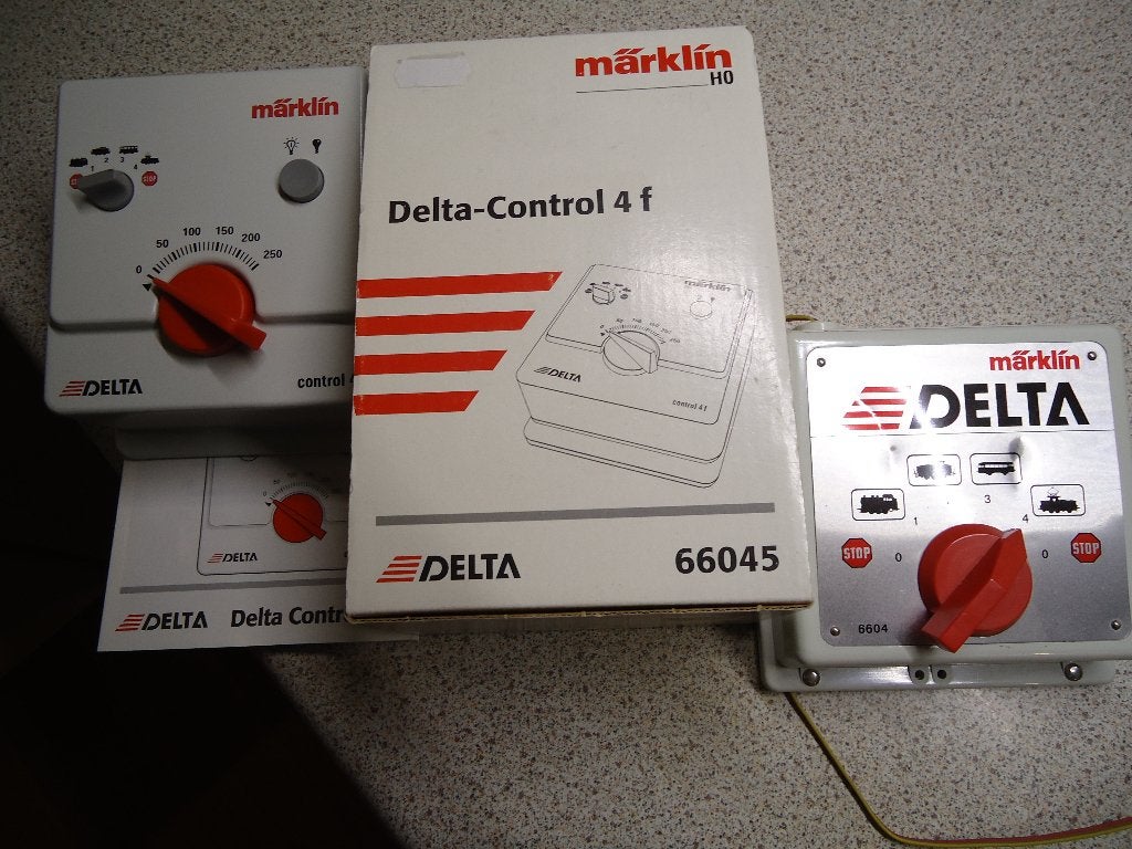 Marklin Delta 66045 en 6604, Ophalen, Nieuw, Märklin, Transformator of Voeding
