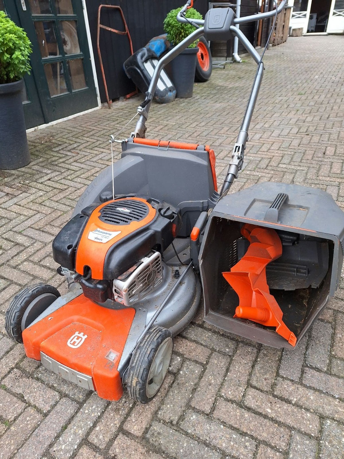 husqvarna grasmaaier, Tuin en Terras, Grasmaaiers, Ophalen of Verzenden, Gebruikt