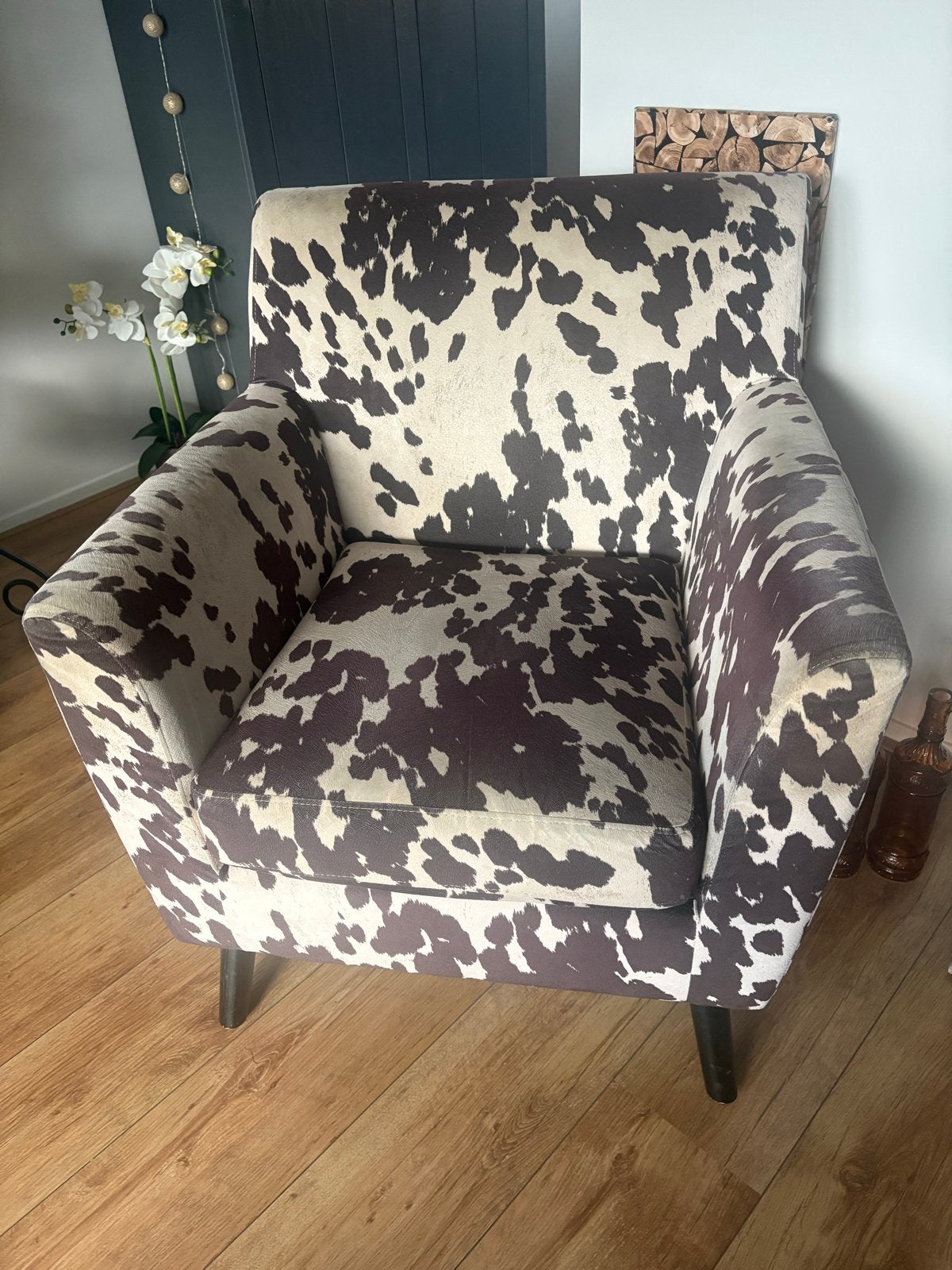 2 Leuke Koeien Stoelen, Huis en Inrichting, Ophalen, Gebruikt, Twee, Overige kleuren