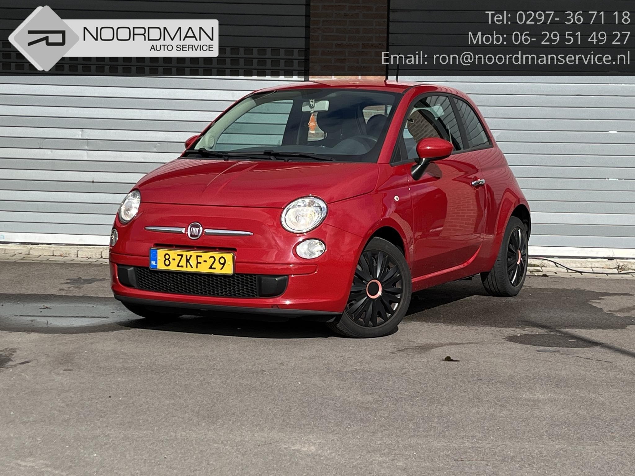 Fiat 500 1.0 TwinAir Pop nw koppeling !, Voorwielaandrijving, Stof, Gebruikt, Euro 6