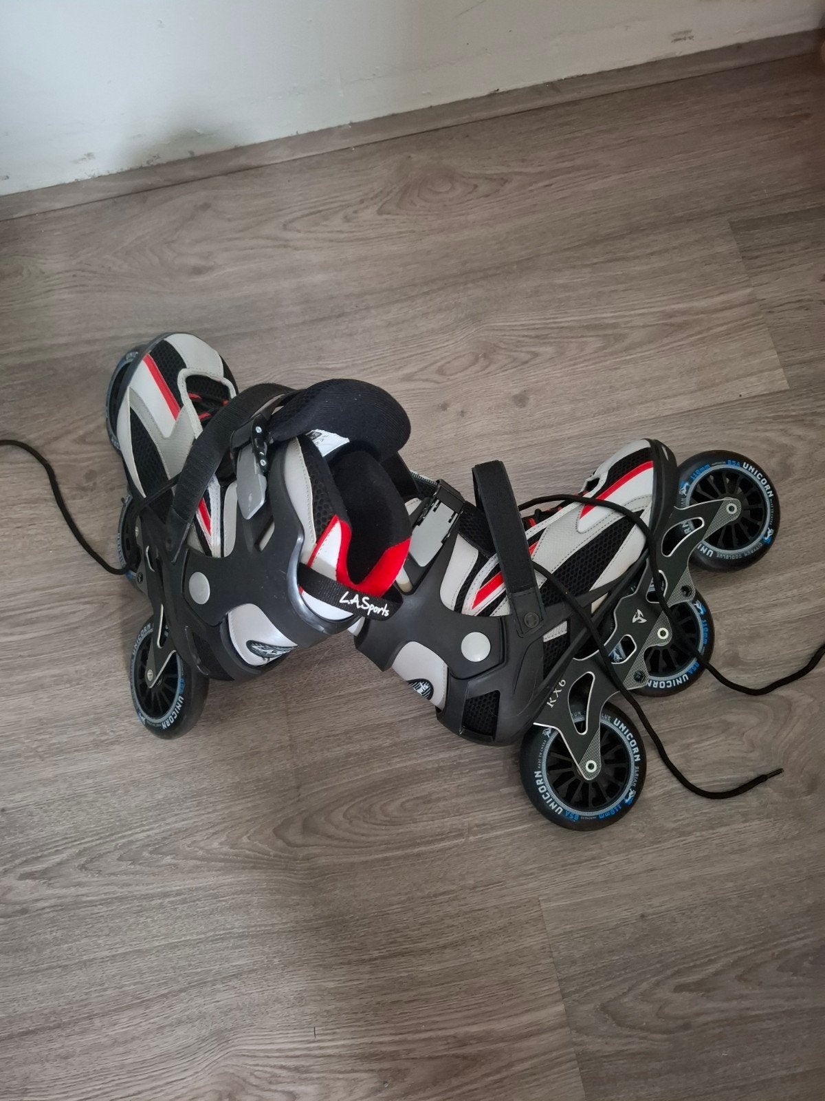 Inline skates maat 43 met 110mm wielen, 1x gebruikt, Ophalen of Verzenden