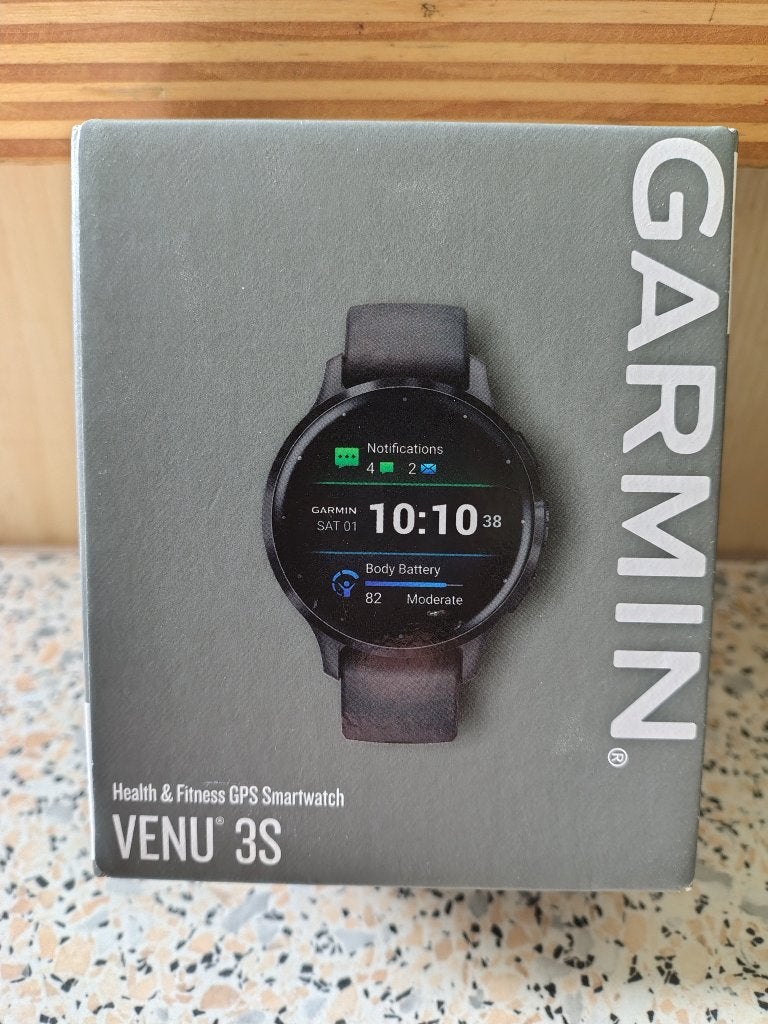 Nieuw Garmin VENU S3 Zwart, Zwart, Garmin, Nieuw, Ophalen of Verzenden
