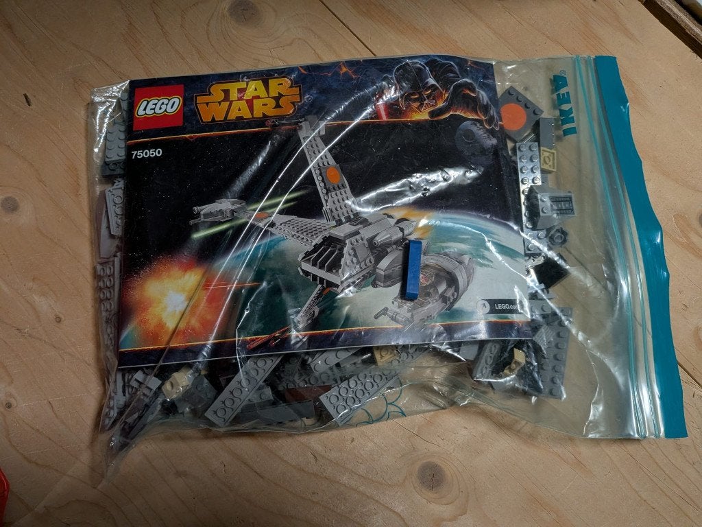 Lego Star Wars B-Wing 75050, Kinderen en Baby's, Star Wars, Verzenden, Lego, Zo goed als nieuw