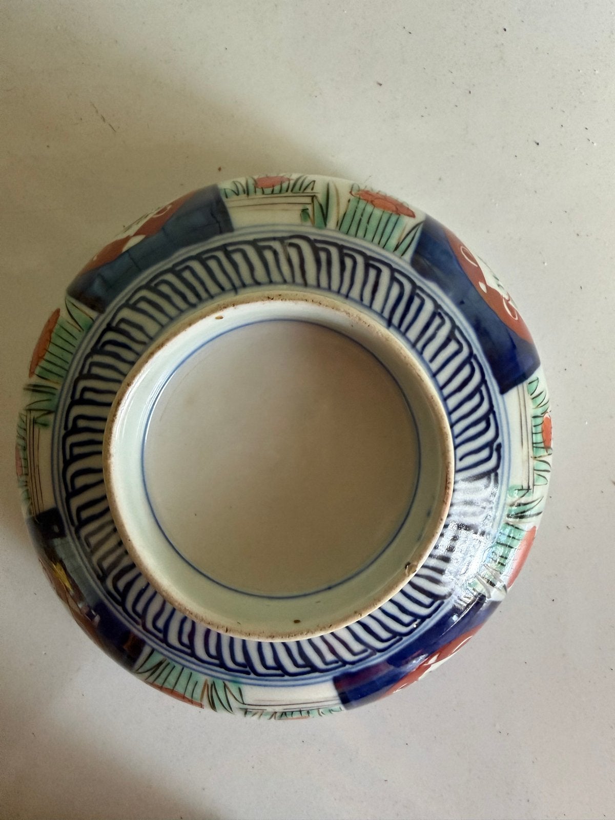 Antieke Japanse Imari kom – handbeschilderd, Ophalen