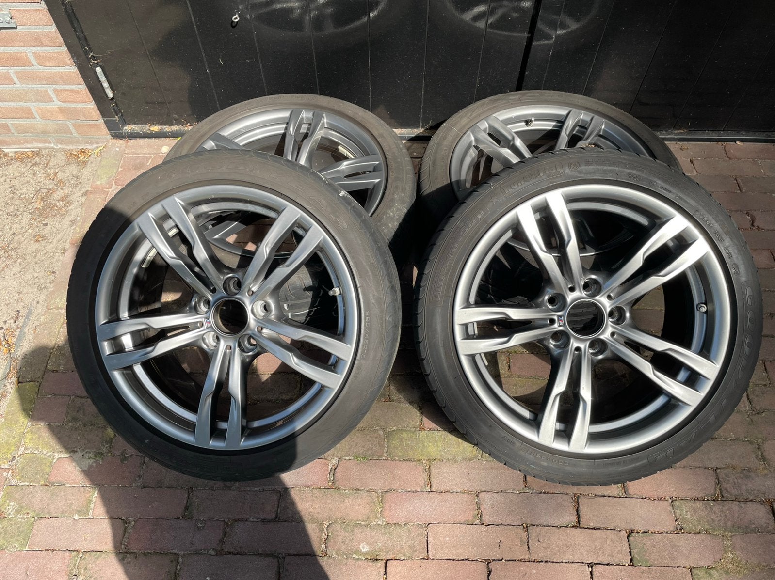 BMW Styling 441M breedset 18 inch Zomerset Goodyear 5x120, Auto-onderdelen, Banden en Velgen, Ophalen, 18 inch, Gebruikt, -