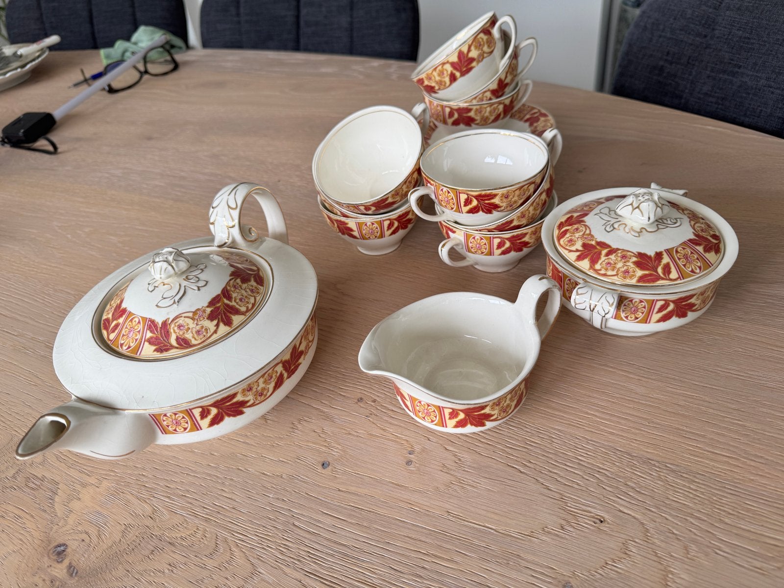 Woods Ivory Ware theeservies, Ophalen, Gebruikt, Overige merken, Kop(pen) en/of Schotel(s)