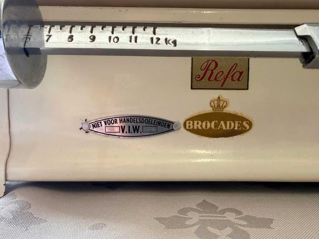 Refa Brocades Babyweegschaal tot 12 kg, Ophalen, Gebruikt, Analoog, Overige typen
