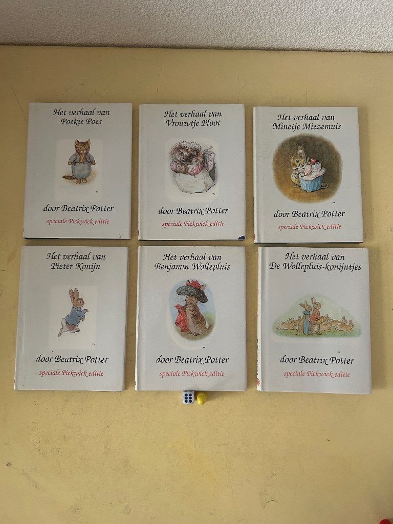 Complete set Beatrix Potter boeken - Pickwick editie (6x), Boeken, Fictie algemeen, Beatrix Potter, Jongen of Meisje, Ophalen of Verzenden